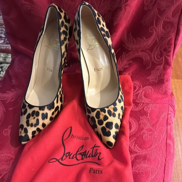 Christian Louboutin Kate 100 Madagascar Size 41 100mm Heel Good Condition - Picture 2 of 8
